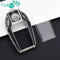 For BMW G30 G12 G11 G32 G31 5 7 Series I8 I12 I15 G01 X3 X4 G02 G05 X5 G07 X7 LED Display Leather Car Key Case BAG