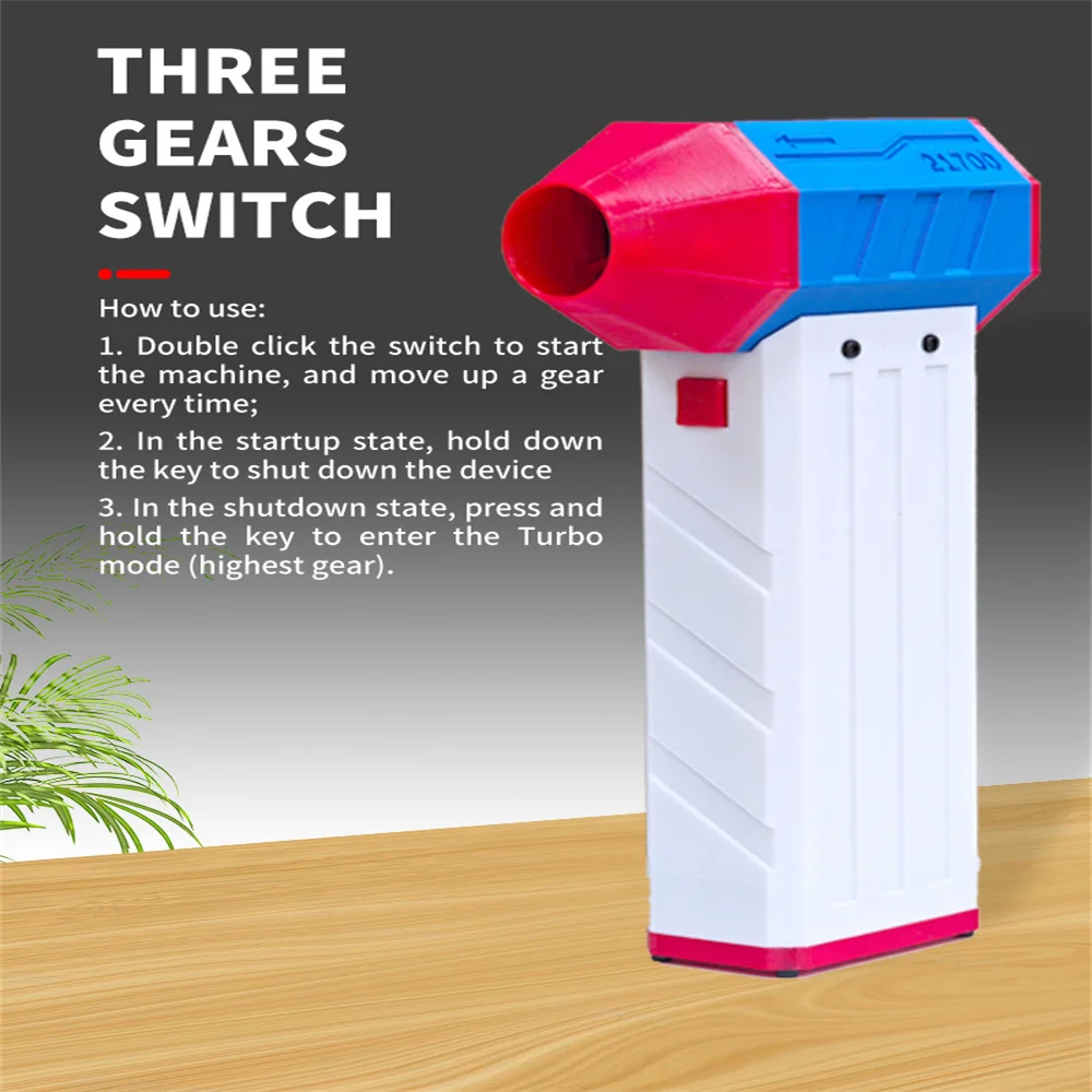 X5 강력한 송풍기 미니 터보 제트 선풍기, 휴대용 브러시리스 모터, 산업용 덕트 선풍기, C타입 충전, 130,000 RPM 풍속 52 m/s 