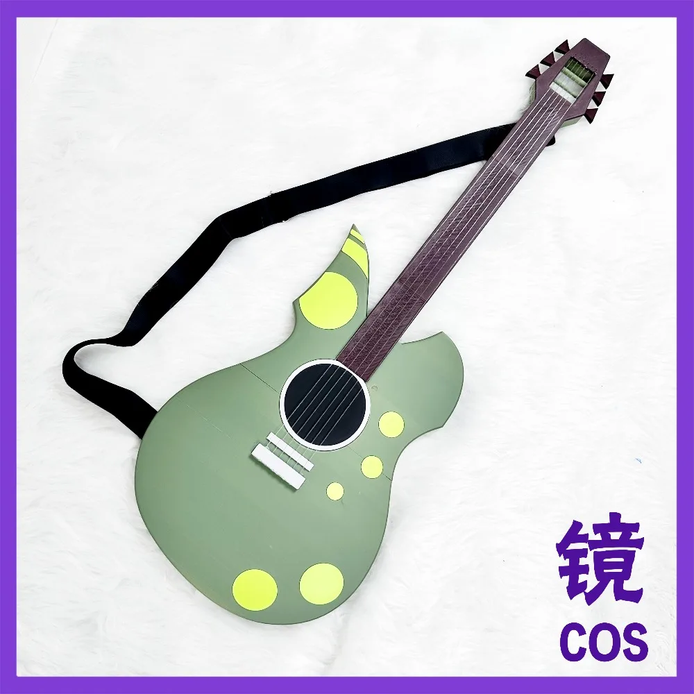Levi Ackerman Guitar Props Comic Attack on Titan Cosplay Role Play Performance Accessories for Halloween Masquerade Party