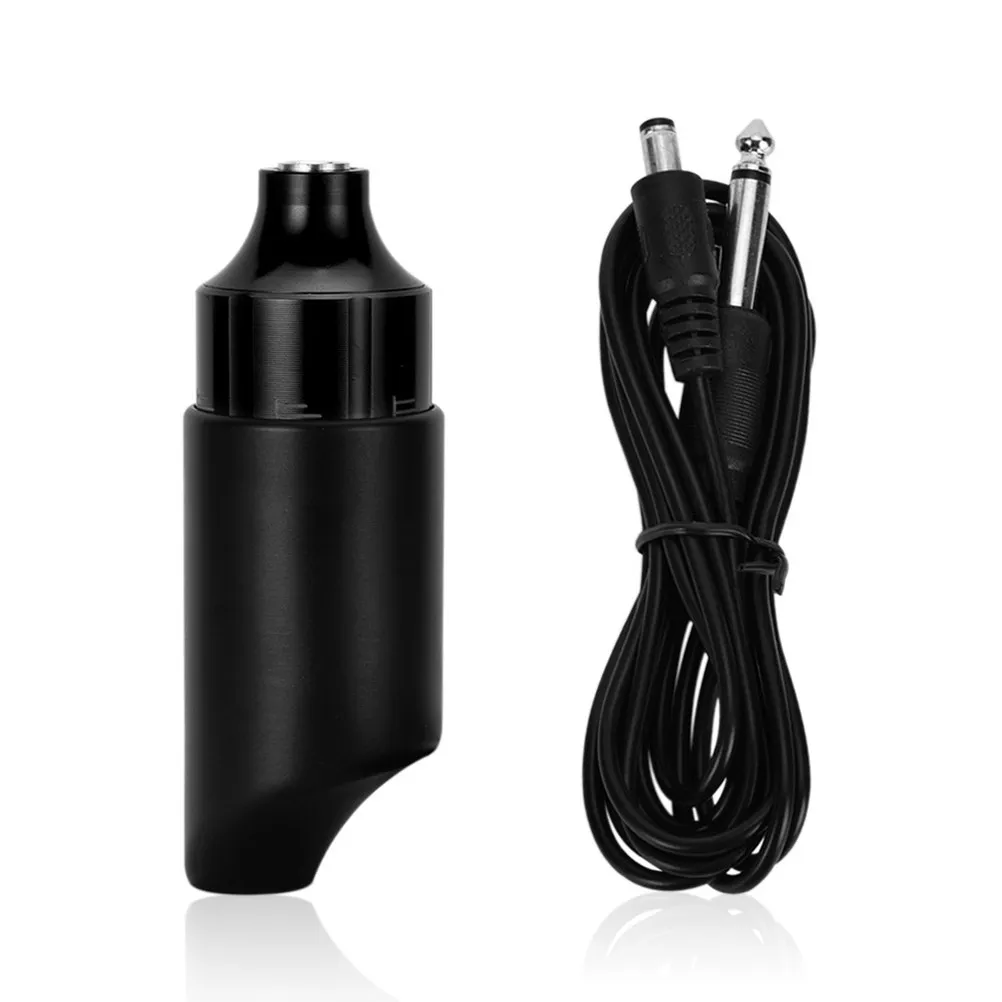 

1Set Tattoo Machine Short Rotary Pen Zinc Alloy Powerful Motor Adjustable Needle Length Quiet Operation Liner Shader