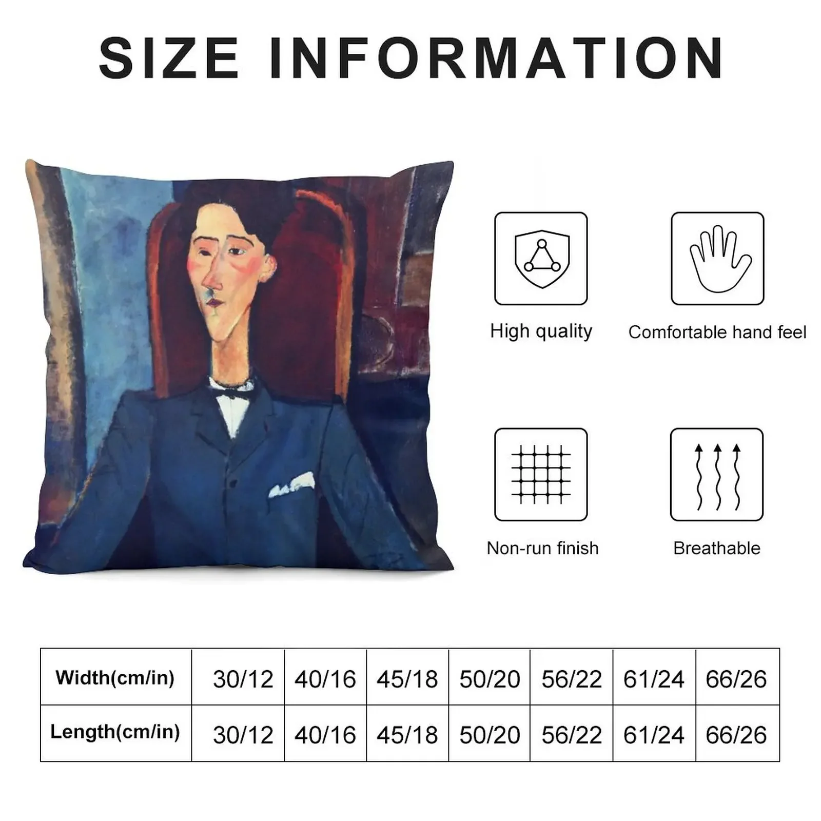 Amedeo Modigliani Jean Cocteau Throw Pillow christmas decorations 2025 Pillowcase pillow