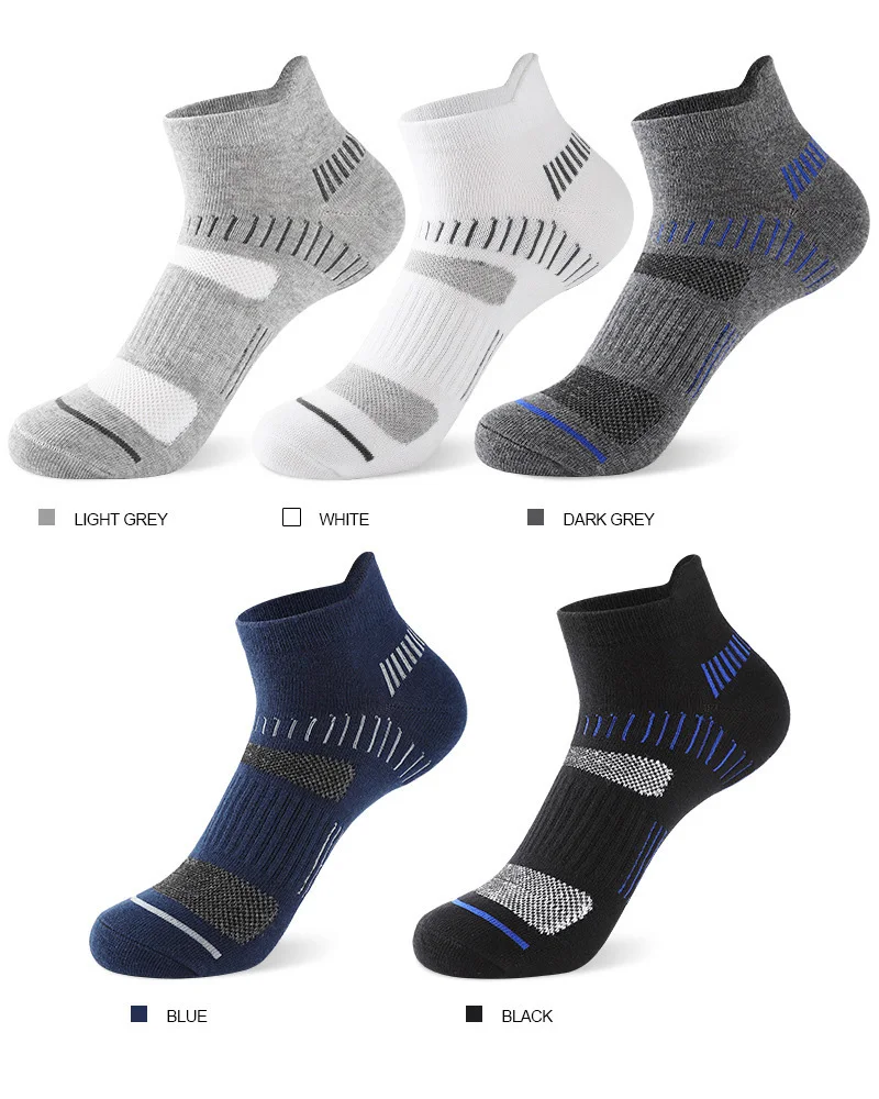Neu 5 Paar/Los Herrensocken Baumwolle Sport Business Atmungsaktive Männersocken Meias Neue Herrensocken Große Größe EU38-45 Hohe Qualität – Detail 8