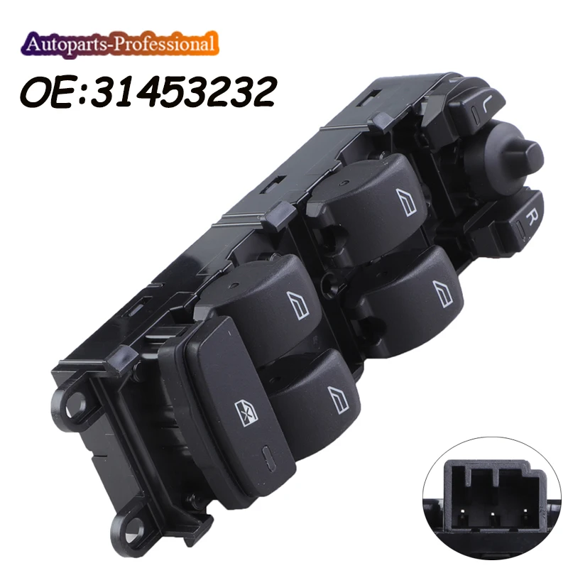 

Новый электрический стеклоподъемник, главный выключатель 31453232 31376495 31334345 для Volvo S80 S60L C70 V70 XC90 V60 V90 C30 14-16