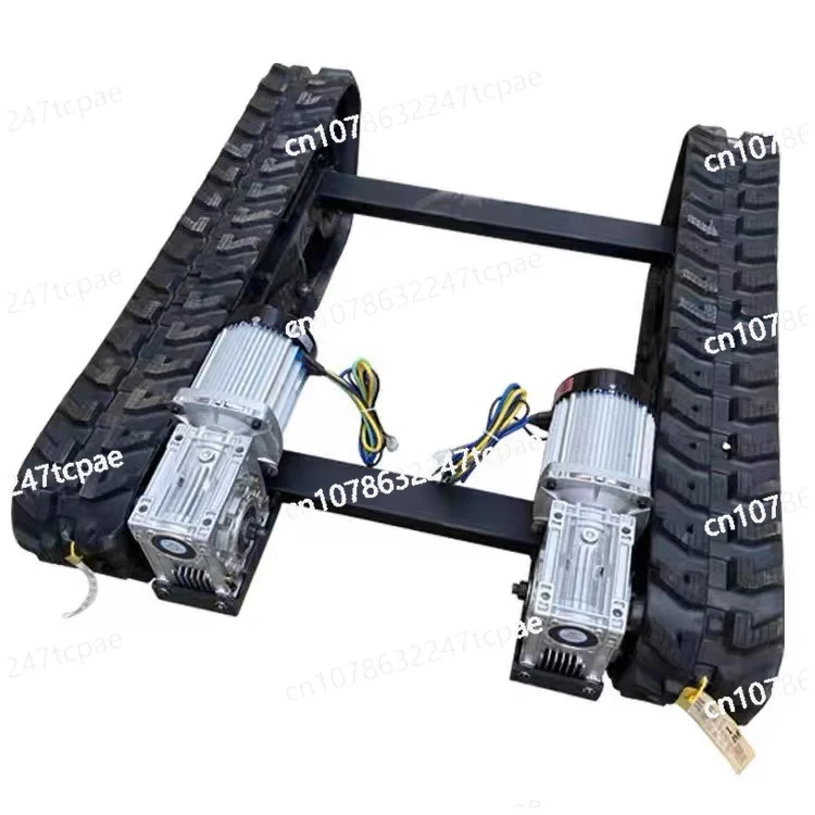 

Double Motor Remote Control Crawler Chassis Small Creeper Agriculture, Forestry and Orchard All-terrain Transportation