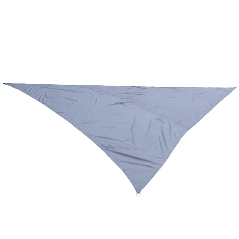 Waterproof Awning Triangle Sunshade Protection Outdoor Canopy Garden Courtyard Swimming Pool Oxford Cloth Canopy Gray