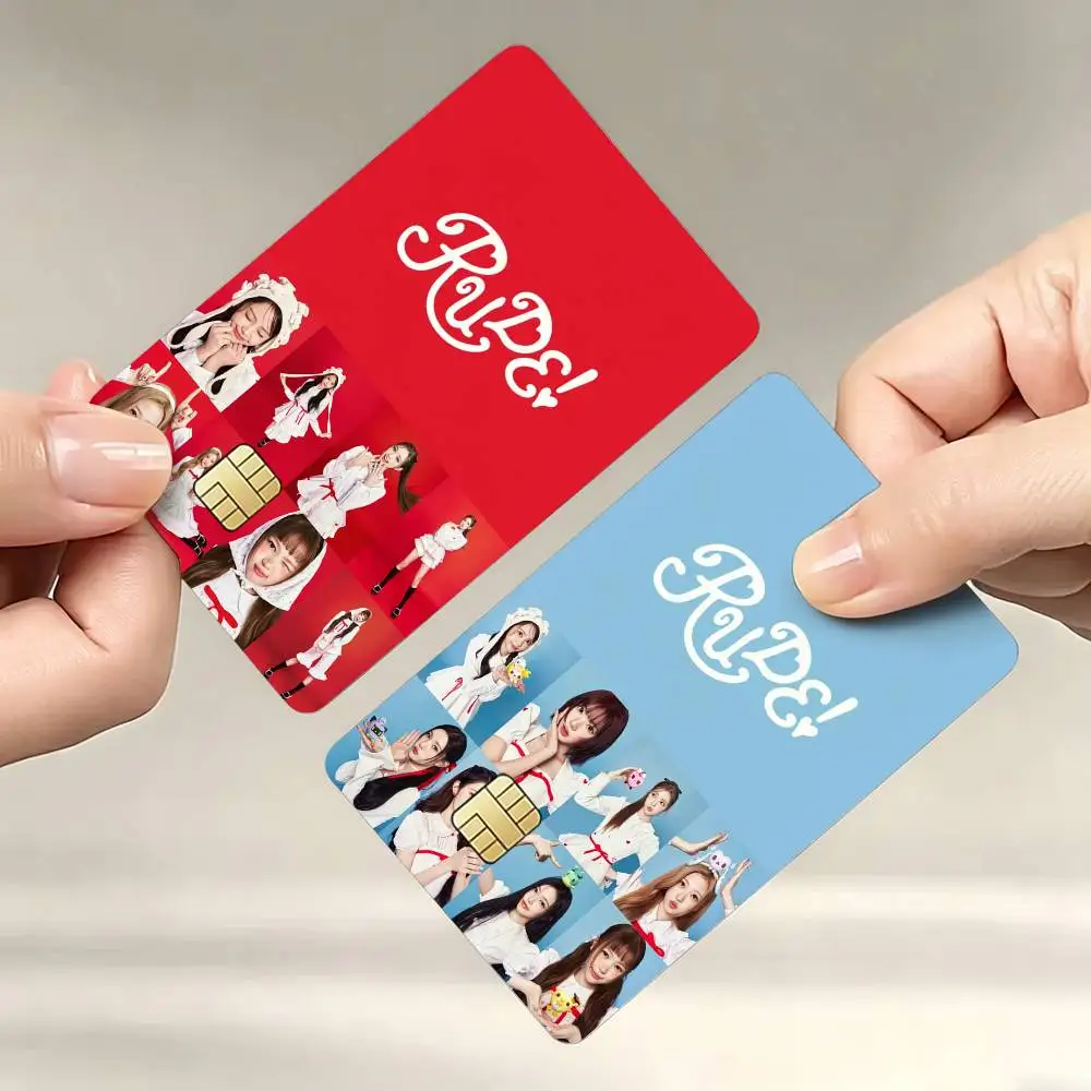 

Idol H-Hearts2Hearts Credit Card Skin Stickers For VISA Bank Bus Metro Access Card Protective Film Cover Sticker