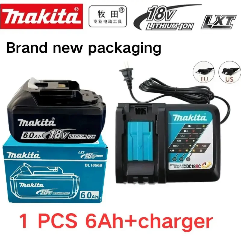 Makita Batterij 18V 6.0Ah Oplaadbare Batterij Voor Makita 18V DDF487 BL1830 BL1830B BL1840 BL1840B BL1850B Elektrisch Gereedschap Batterij