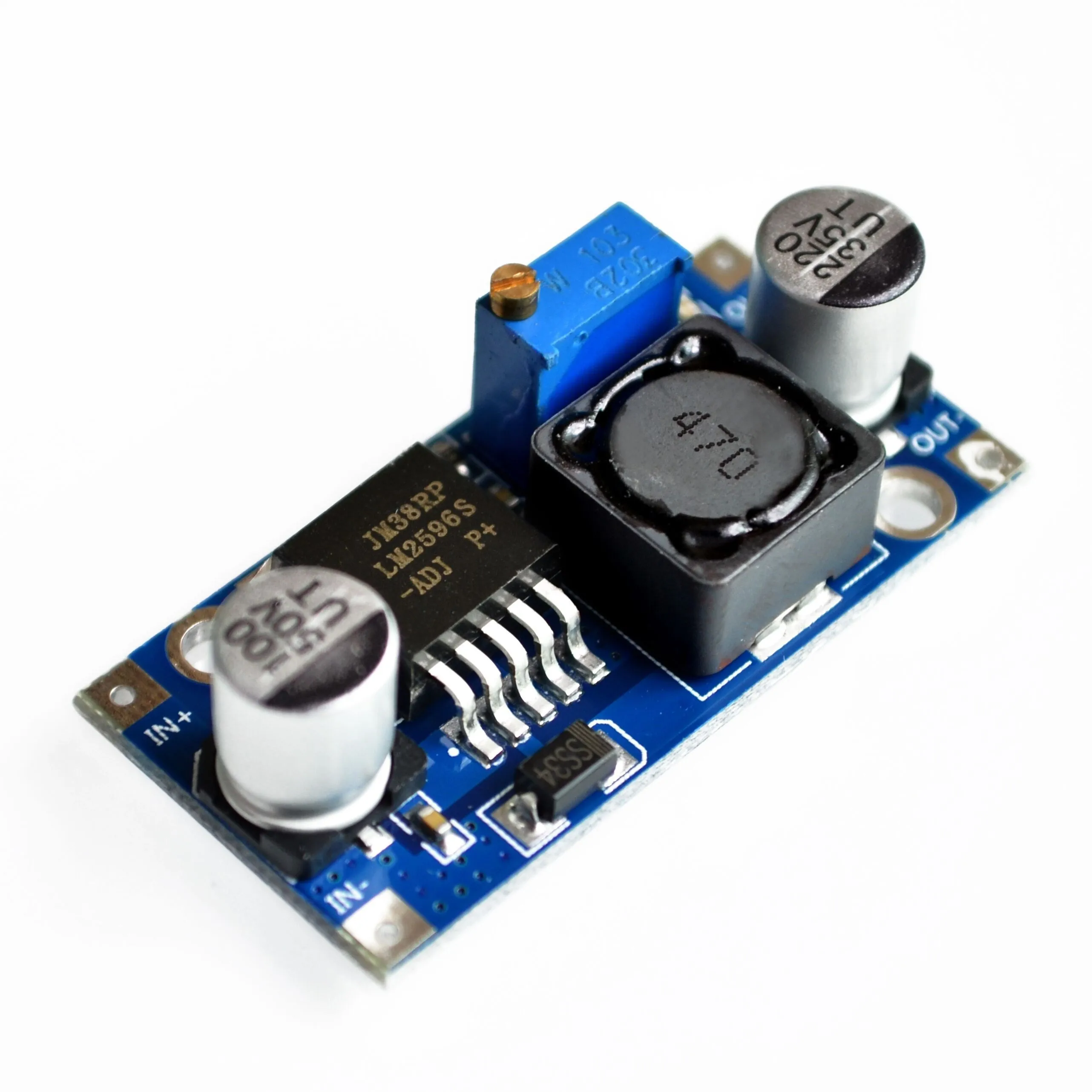 10pcs Ultra-small LM2596 power supply module DC / DC BUCK 3A adjustable buck module regulator ultra LM2596S