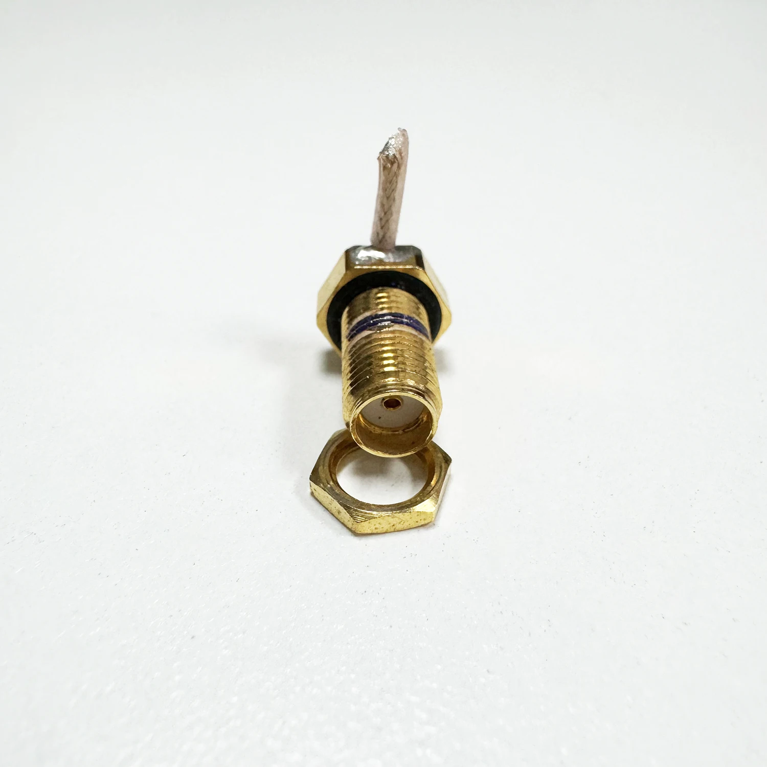 Brass SMA Female Antenna Socket For Garmin Astro 320 430 220 Alpha 100 50 200 200i 10 With Rubber Ring Need to weld yourself image 5