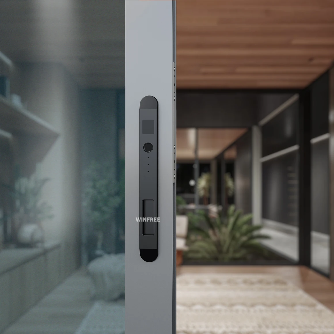 Sliding Door Dummy Lock Door Handle for Balcony Wardrobe Office Sliding Door
