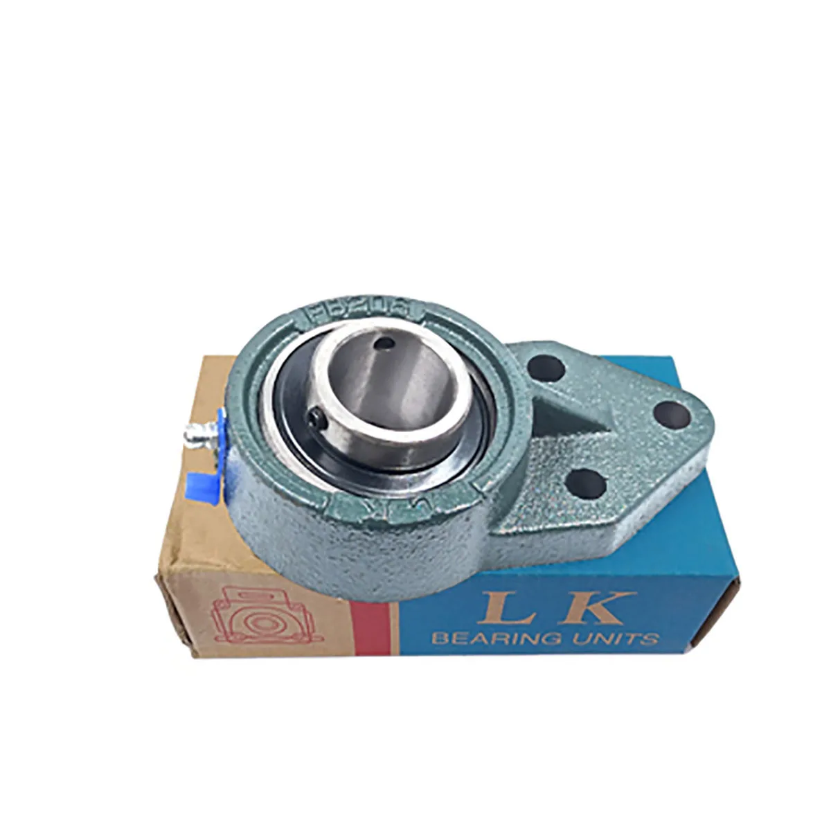 

1Pc LK Seated External Spherical Bearing UCFB204 205 206 207 208 209 210 Bore 20/25/30/35/40/45/50mm Bearing Steel High Quality