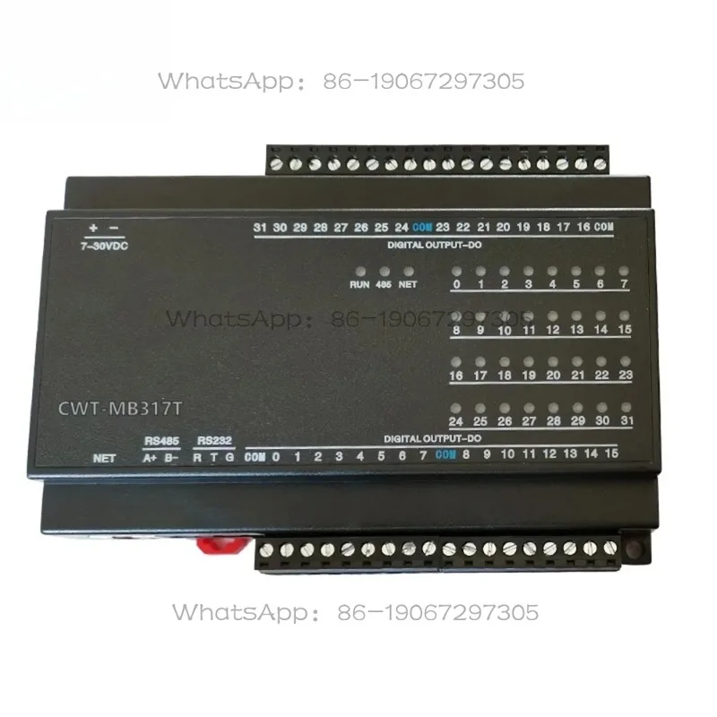 8-Channel PT100 temperature acquisition 16-channel analog input Modbus RTU TXCP combination module