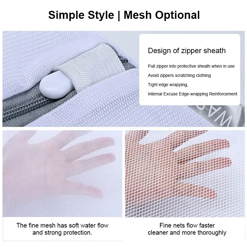 2 قطعة الأبيض 40X50 سنتيمتر دائم العسل شبكة أكياس الغسيل ل حساسة صافي النسيج دائم وقابلة لإعادة الاستخدام حساسة غسل حقيبة