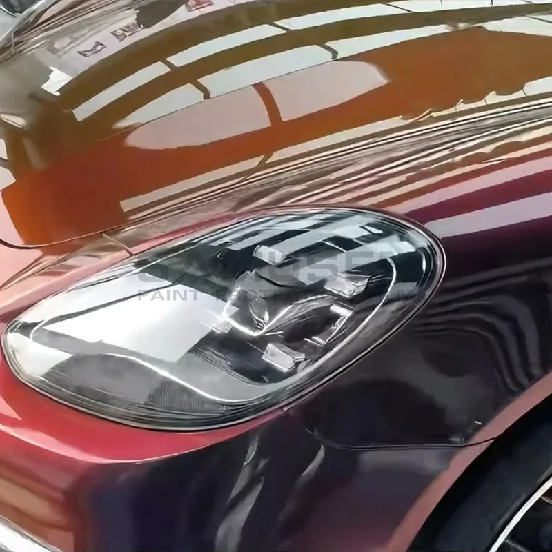 Hot Selling Self Healing Car PPF Colored TPU Aurora Black Charm Red Coating Cover Auto Paint Protection Film