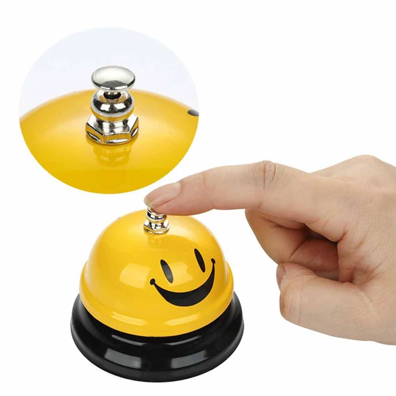 Metal Restaurant Service Call Bell, Hotel Counter Desk Bell Ring Reception Restaurant Kitchen Bar Service Call Desk Calling Bell