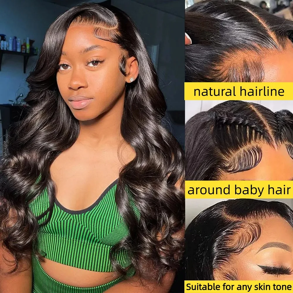 Парики безклеевые из натуральных волос, 28 дюймов