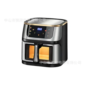 New Household Air Fryer, Large Capacity, Visual Display, Multifunctional All-in-One Air…