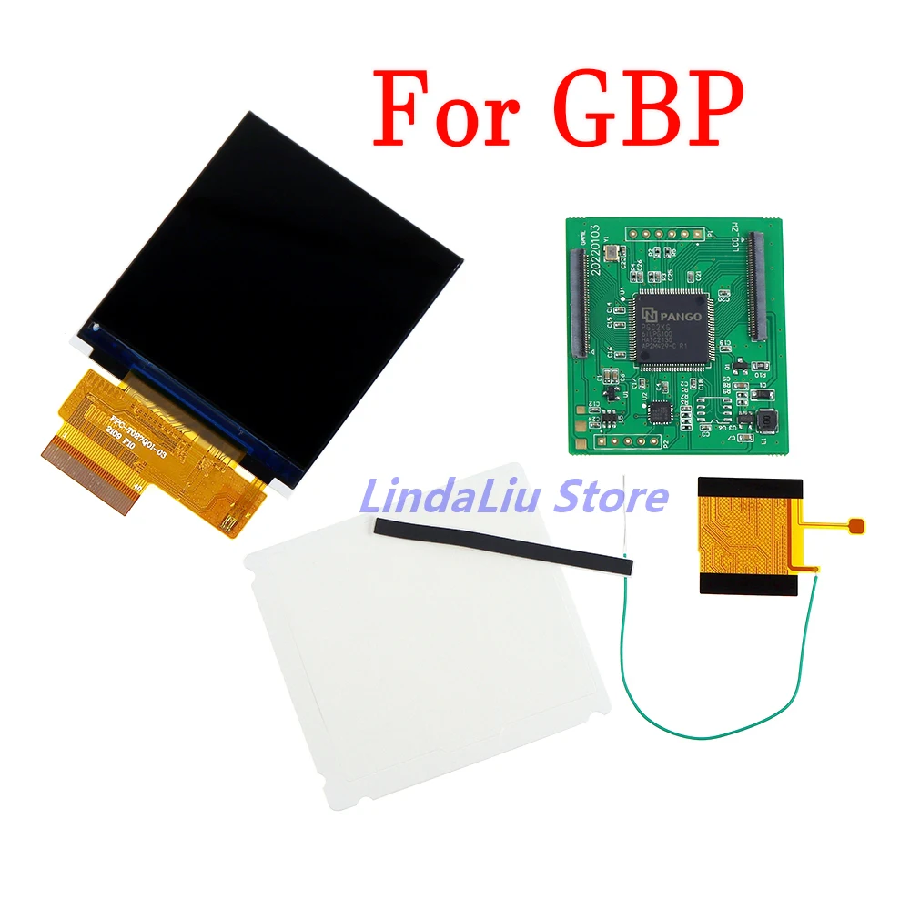 1 комплект, новинка для GBP, 2,6-дюймовый комплект модификации ЖК-экрана с высоким освещением, подсветка для консоли GBP, ЖК-экран, игровые аксессуары