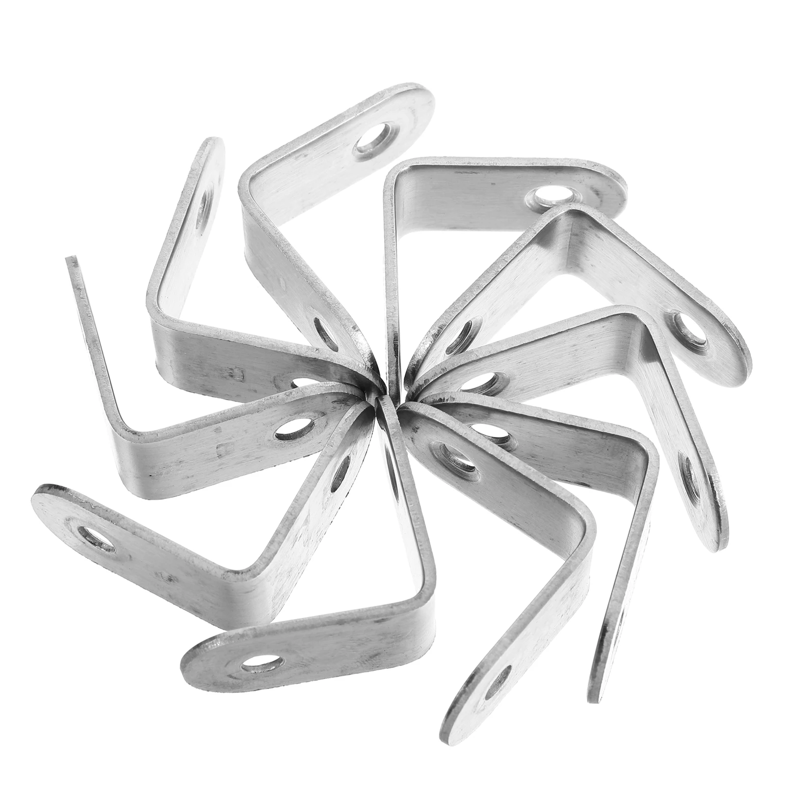 

10Pcs Heavy Duty L-Shape Shelf Brackets Metal Corner Support for Furniture L Brackets for Shelves L Bracket Shelf Bracket