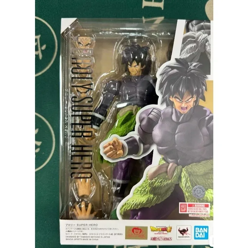 

In Stock Bandai SHF Dragon Ball Super Black Hair Broly SUPER HERO