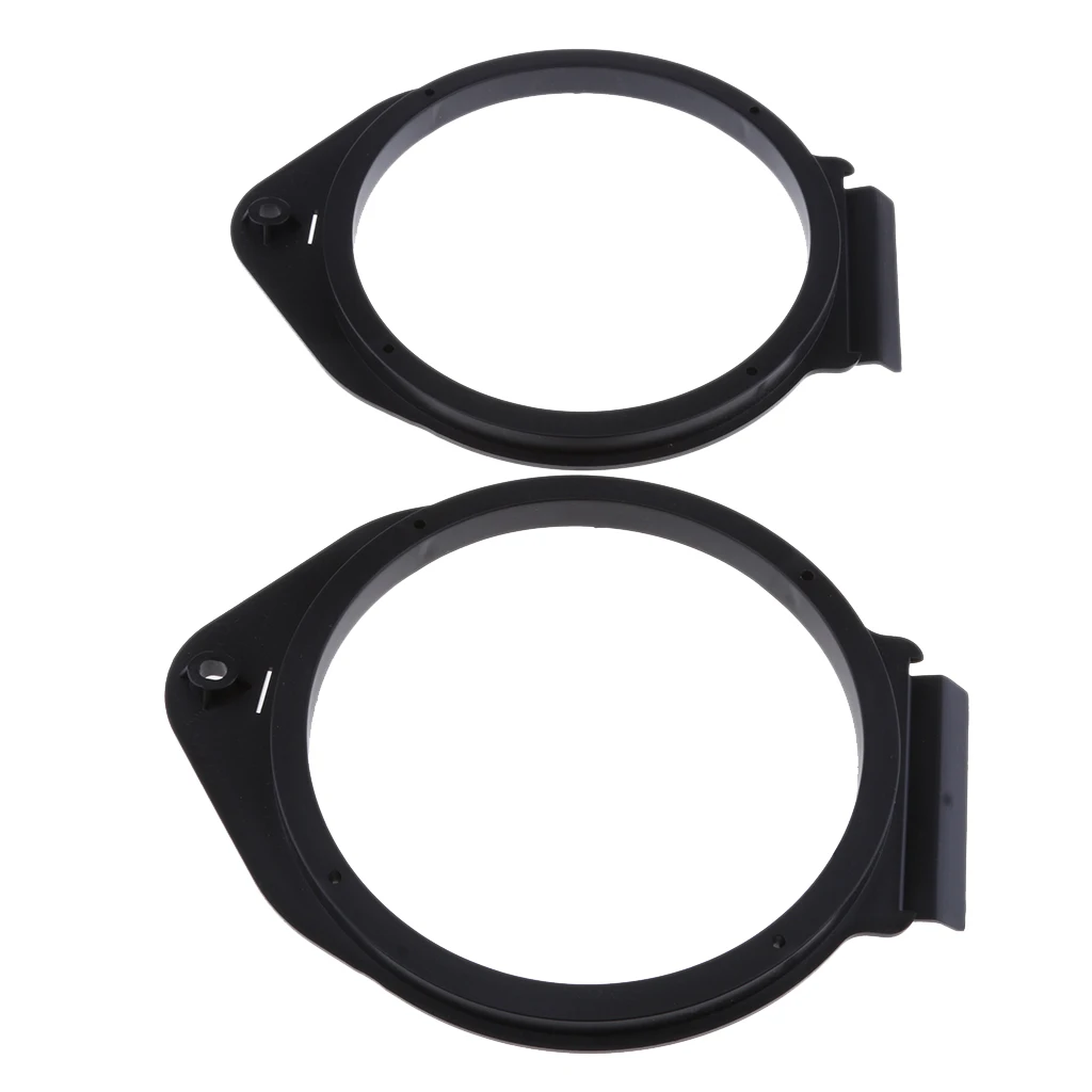 Distanziale Per Altoparlante Auto 6.5 Pollici – Anello Adattatore In Plastica Nera Per Skoda Tiguan E Passat Porta Anteriore, 2 Pezzi