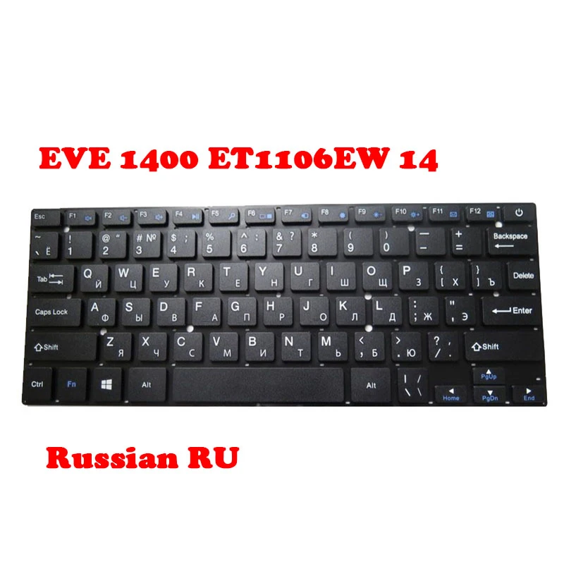 

Клавиатура ноутбука DIGMA EVE 1400 ET1106EW/EVE 1401 ET4012EW/EVE 1402 ET4014EW 14, черная, русская, RU