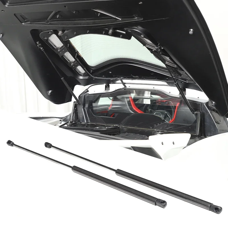 For Chevrolet Corvette C8 Z51 Z06 2020-2025 carbon fiber trunk hydraulic rod lift tailgate gradual lowering rod automotive parts