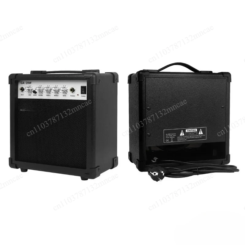 20 Watt Bass Electric Guitar Amplifier Professional Portable Acoustic Guitar Amp Speaker