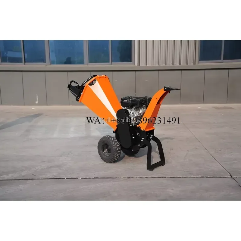 Wmwmnu for 7HP Ducar Engine Mini Portable Wood Chipper Shredder Garden Branch Crusher Tree Chipper Shredder - view 3