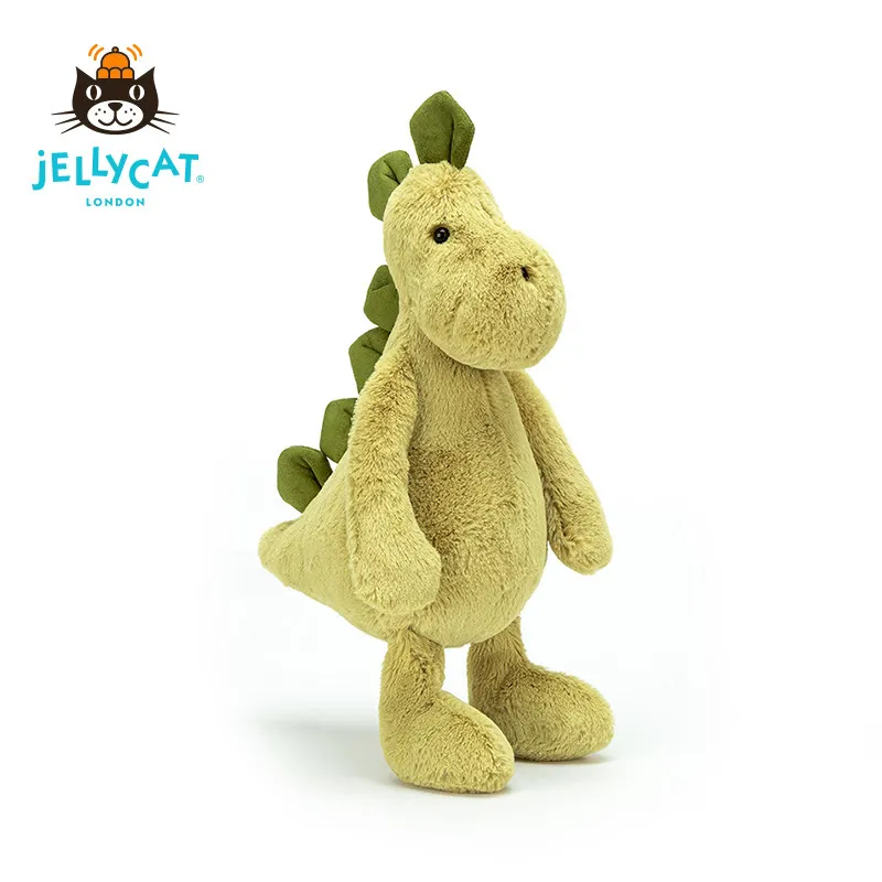 

Оригинальная мягкая плюшевая игрушка-динозавр Jellycat Bashful из Великобритании, милый успокаивающий компаньон, подарок для малышей и детей