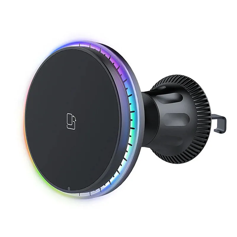 

15 W Magnetic Car Holder Wireless Phone Accessrios Charger for IPhone 12 13 14 15 Pro Max Macsafe Car Phone Holder Stand