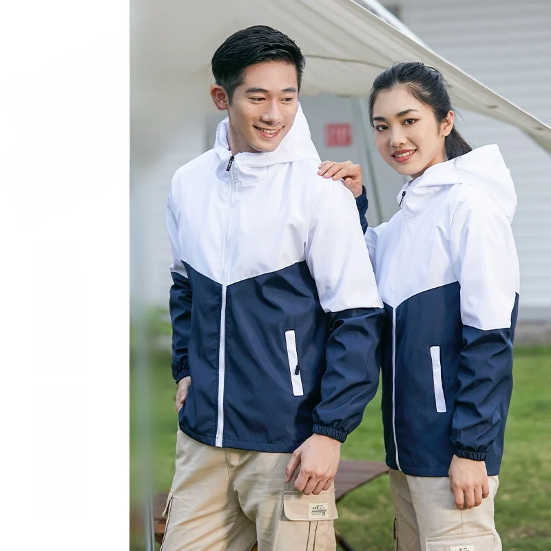 Jaket Olahraga Luar Ruangan Pakaian Kerja Pria Tahan Air Cany T Building Couple Sle Casual Jaet Bahan Poliester