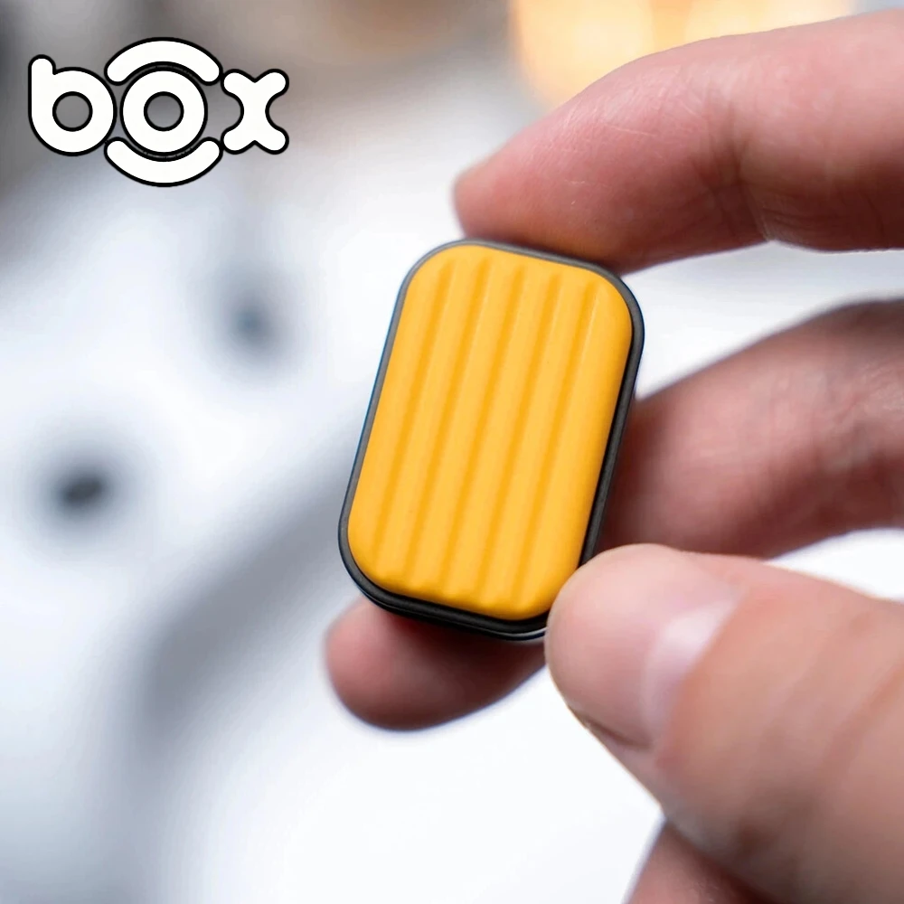 BOX EDC Travel Case Mini Zirconium G10 Fidget Slider Stress Relief Toy Original Designs Anxiety Relief Gadgets Fidget Toys Adult