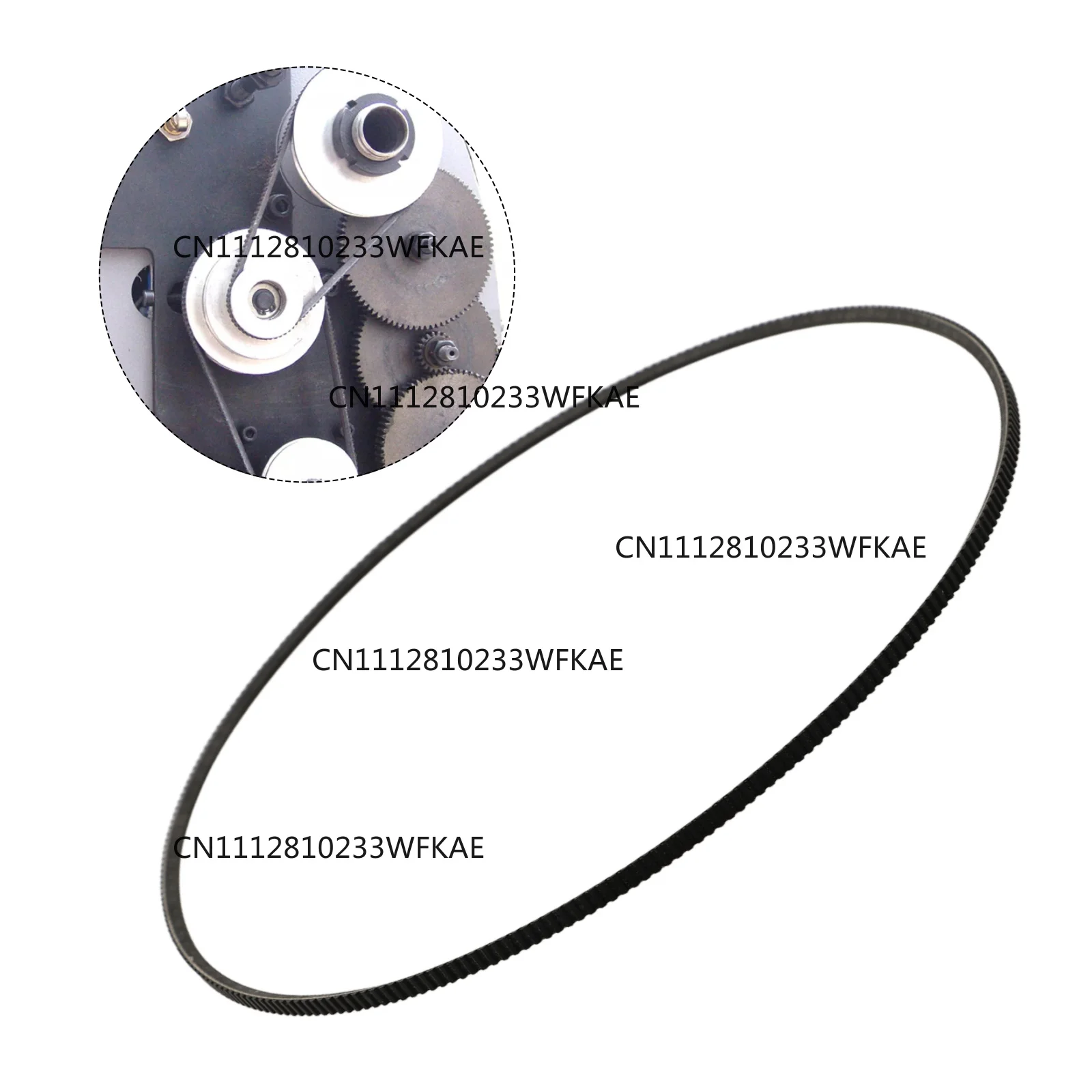 1pc 5M690 Lathe V-Belt Drive Belt Model Lathe Motor Belt Wide Angle Polyurethane Belt Power Tools Replacement Accessories