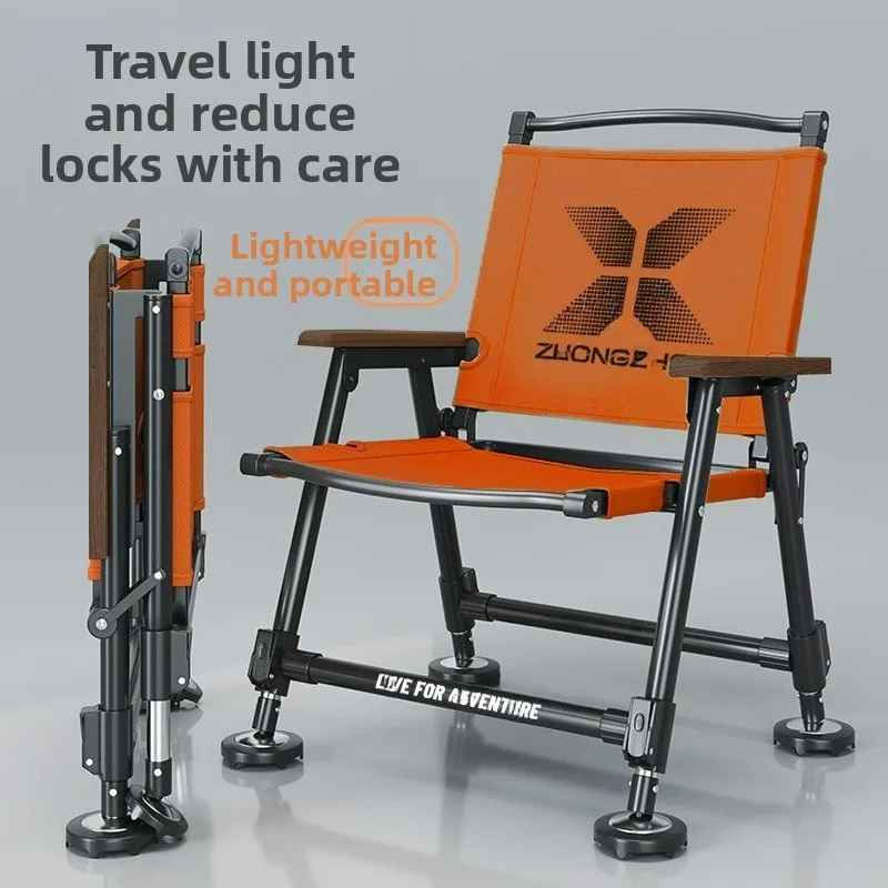 

Folding Fishing Chair for Leisure Outdoor Fishing Tourism Sturdy and Durable Portable Camping Picnic Chair Outdoor Furniture