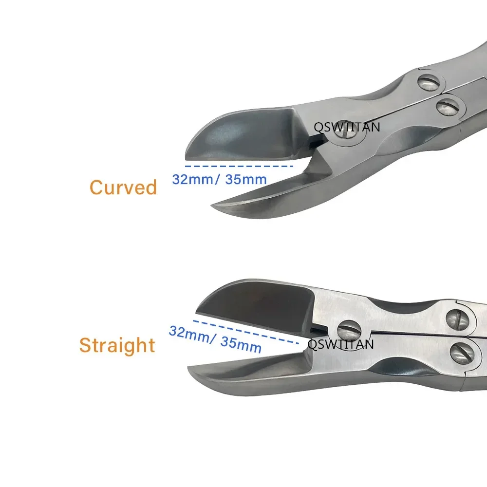 

QSWTITAN Pet Surgical 1pcs Medical Orthopedics Double Joint Bone Scissors Bone Cutter Scissors Orthopedics Surgery Instruments