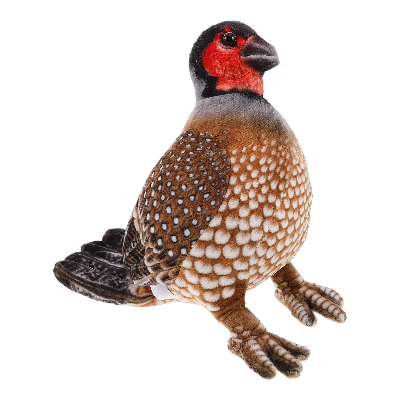 

Chicken Stuffed Animal Realistic Guinea Fowl Simulation Soft Animal Pillow Cute Decorative Cushion for Living Room Nursery Gift