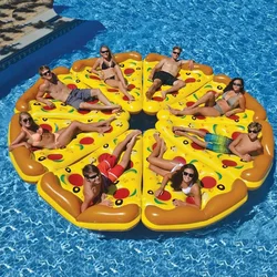 Giant Pool Float Swimming Ring Pineapple Watermelon Inflatable Mattress Floating Row Swimming Circle Beach Pool Party
