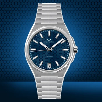 Specht & Söhne Neuheiten Uhr 37MM Automatikuhren für Männer Japan NH35 Movt Saphirglas Edelstahl 10M wasserdicht