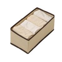 Bedroom Organization Accessories Double-layer Stitching Clothes Storage Box Set with Zipper for Underwear Organization Closet