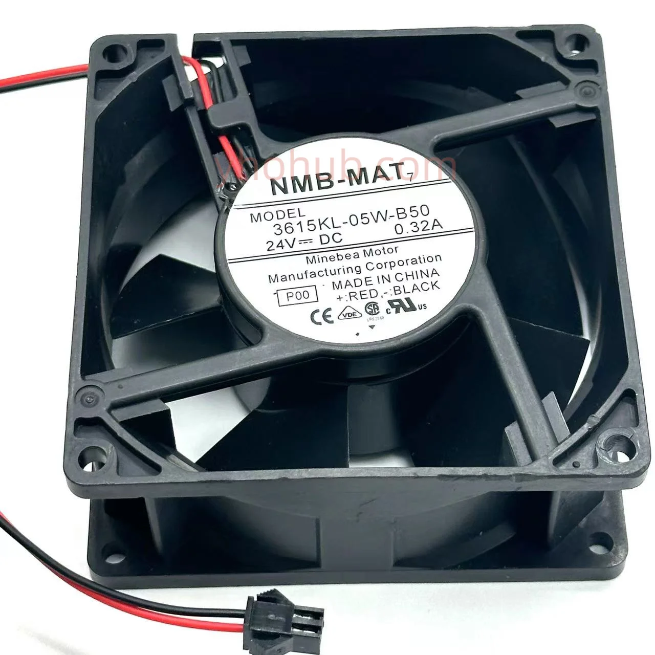 

NMB-MAT 3615KL-05W-B50 P00 Server Cooling Fan DC 24V 0.32A 90X90X38mm 2-Wire