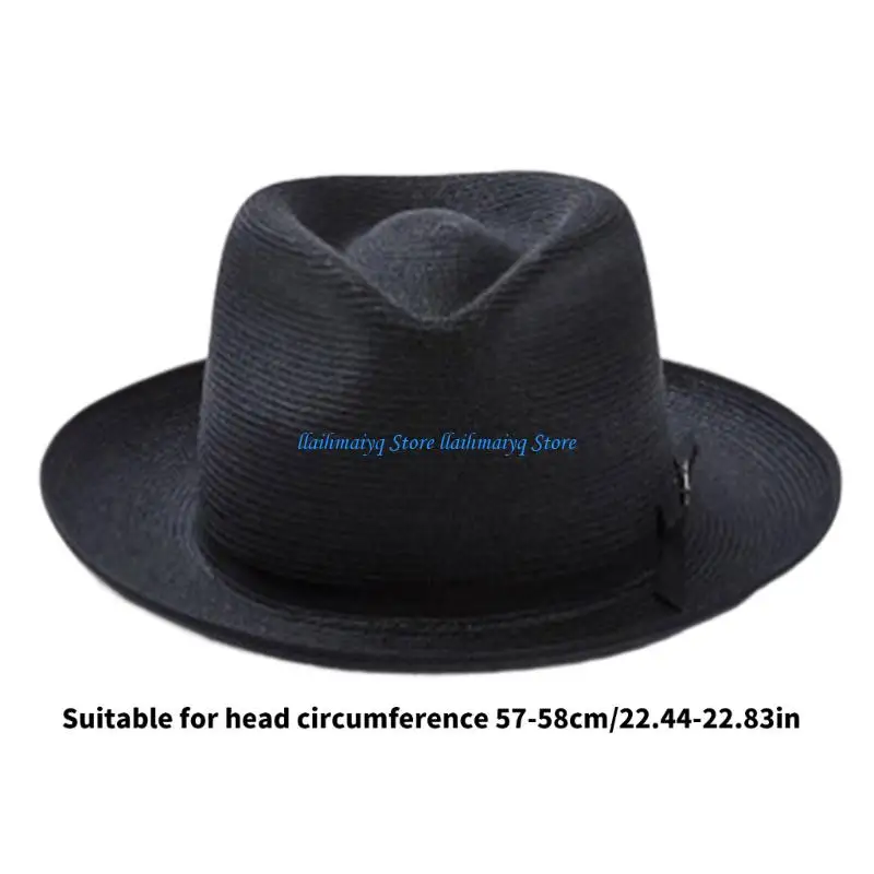 573B قبعة بأقواس ملفوفة مناسبة للسفر وخفيفة الوزن لحفلات الزفاف الصيفية للأماكن الخارجية