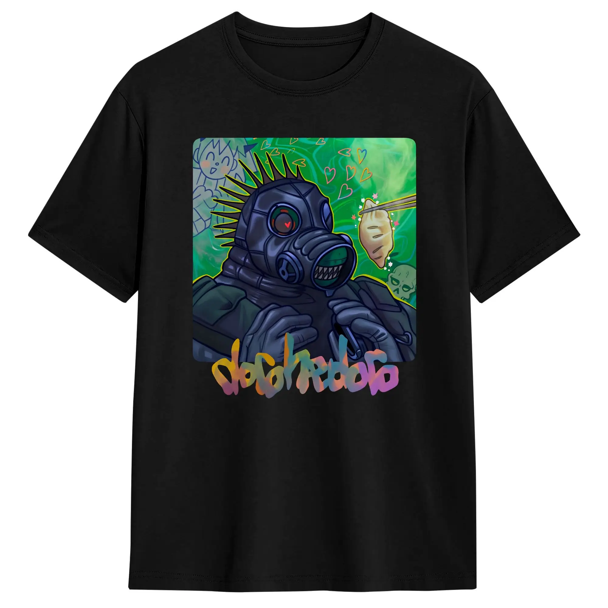 Dorohedoro I saved you the last one T-Shirts Men  Funny Pure Cotton Tees Round Neck Short Sleeve T Shirts Gift Idea Tops