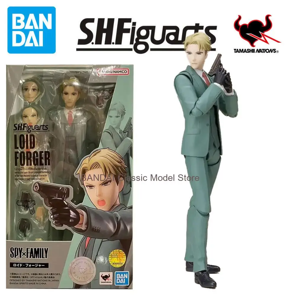 

Bandai S.H.Figuarts Figure SPY FAMILY Loid Forger Collection Action Anime Original Model Toys for Birthday Gift