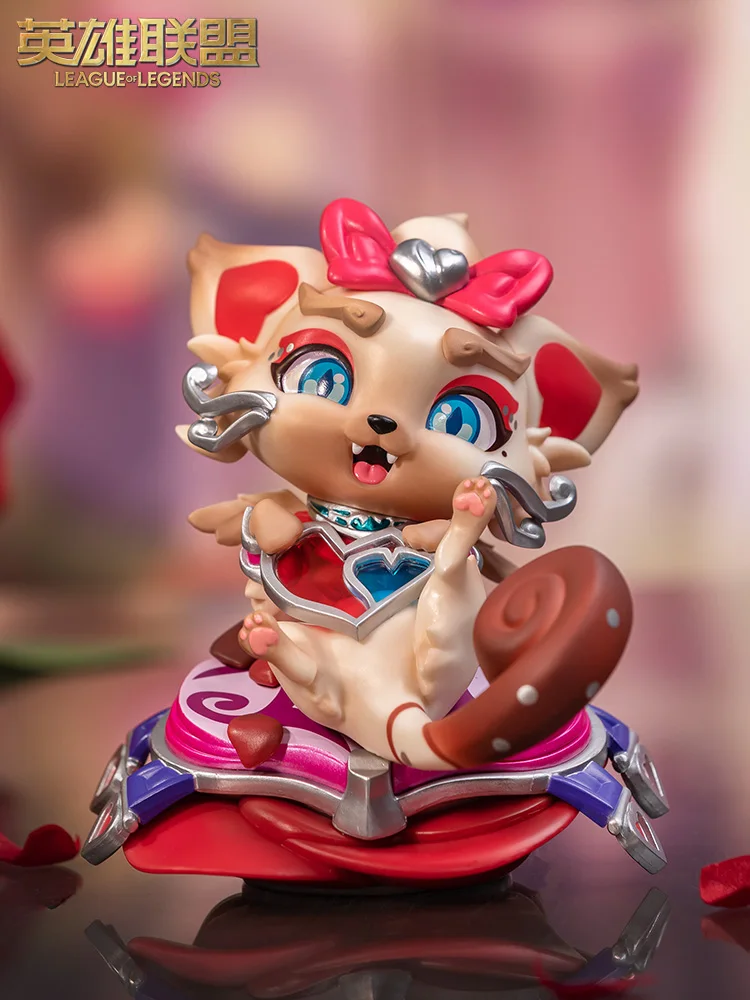 Lol Yuumi League of Legends The Magical Cat Valentine's Day Limited Skin Static State Model Periphery Toy Garage Kit In Stock