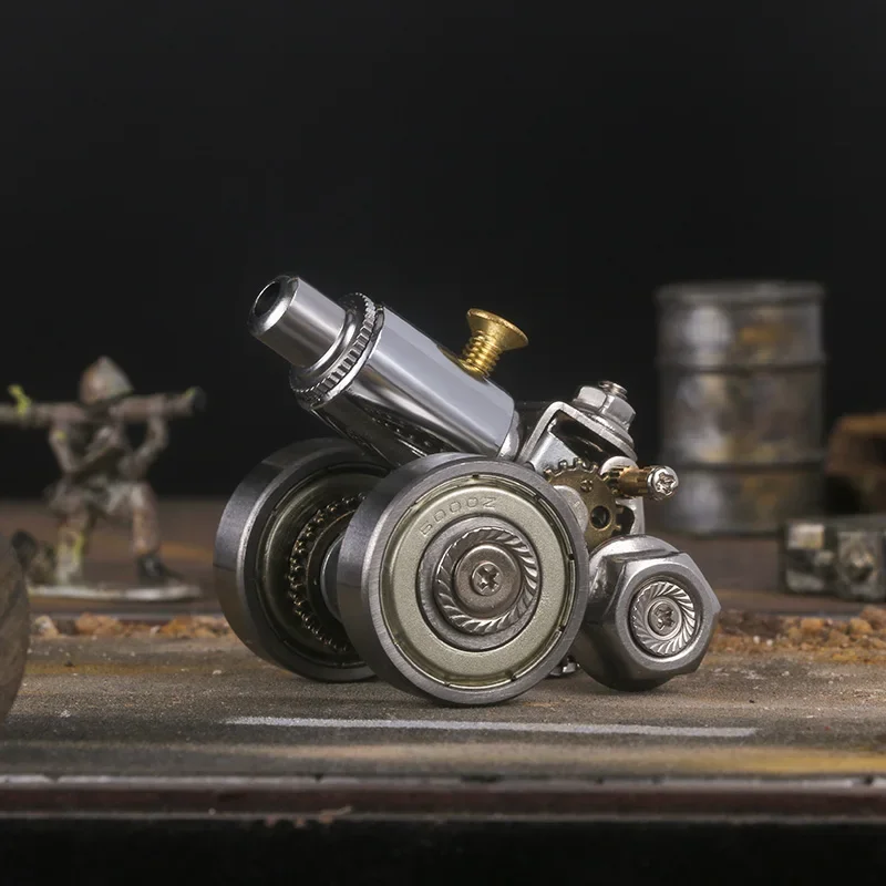 Mechanical Tank Cannon Alloy Armor Series Blind Box Hand-Made DIY Metal Model Ornaments Birthday Gift Assembled Toys Collectible