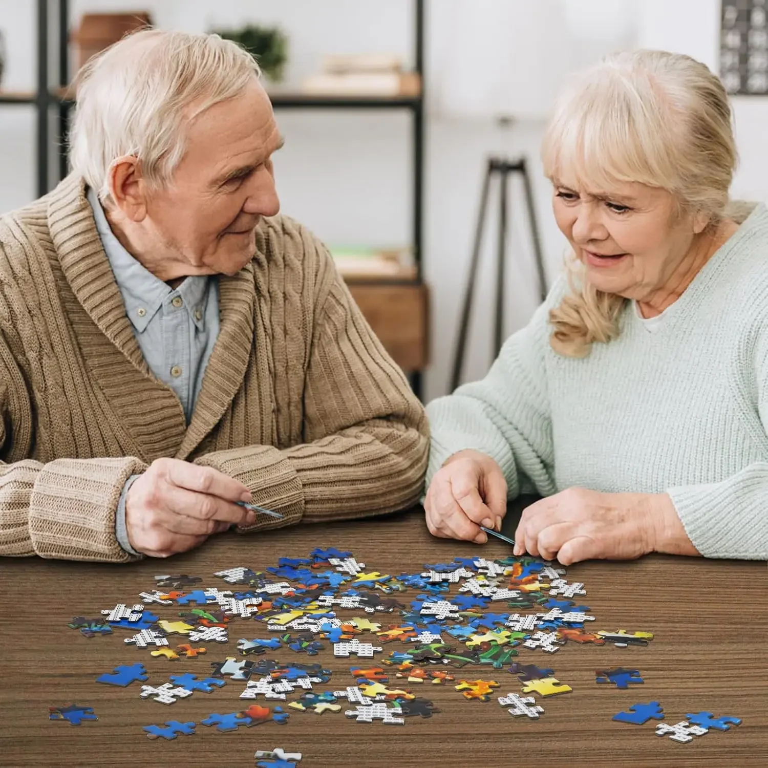 120/300/500/1000 Teile Strand Ölgemälde Puzzles für Erwachsene Home Decor Spiele Familie Spaß Boden Puzzles Lernspielzeug