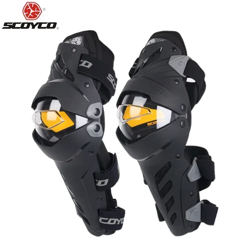 SCOYCO Motorcycle Kneepad Protector Cycling Riding Knee pads Guards Locomotive Knee Protection Motorbike Protective Gear for Men