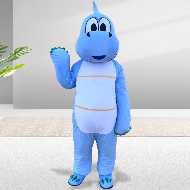 Green Dragon Dinosaur Mascot Costume Fancy Costume Cosplay Animal Clothing Halloween Party Performance Outfits