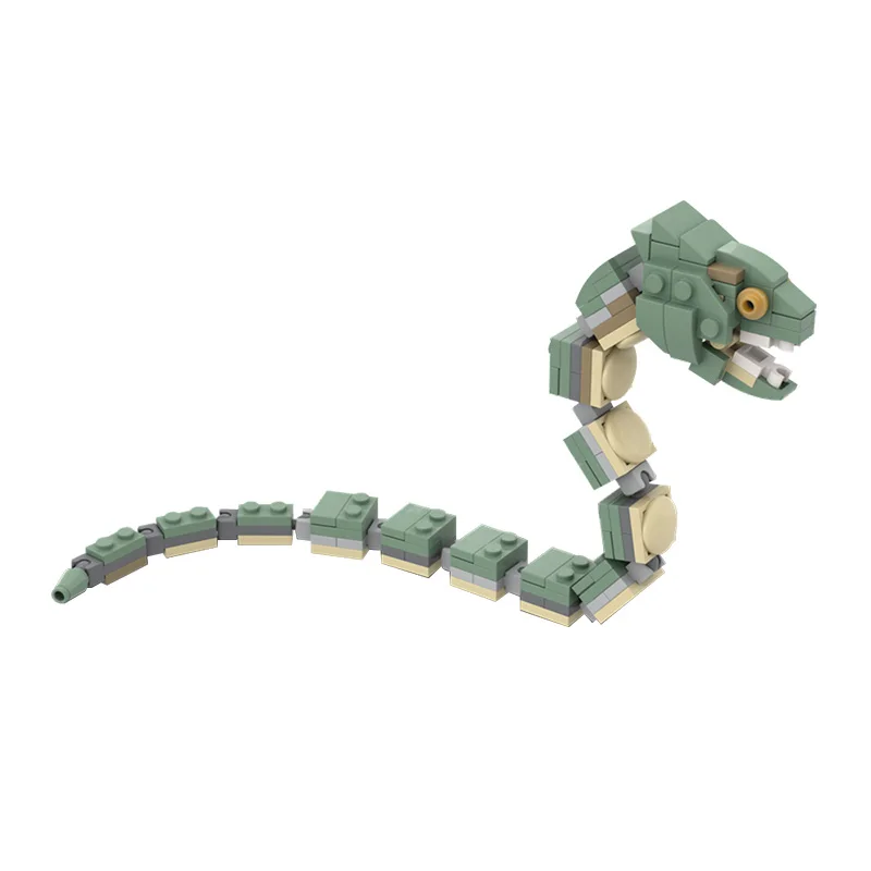 

MOC Creative Animals Movie Harryeds Snake Beast Basilisked Dog Model Building Blocks Bricks for Gifts